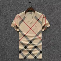 2018 t shirt burberry garcon col-v apricot